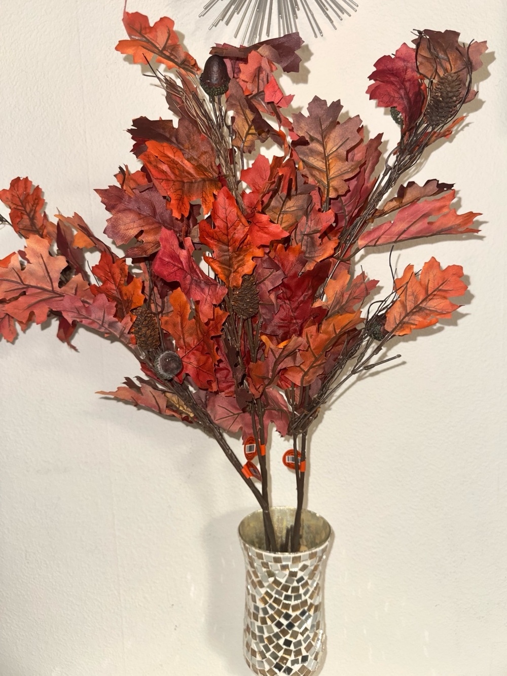 Hobby Lobby Fall Oak Leaf and Acorn Branch